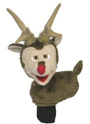 Rudy the Reindeer puppet