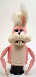 Pink rabbit puppet