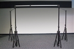 professional puppet theater black curtains