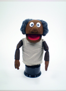 C-BOP Puppet "Ramal" - Cocoa, Black Wool Hair