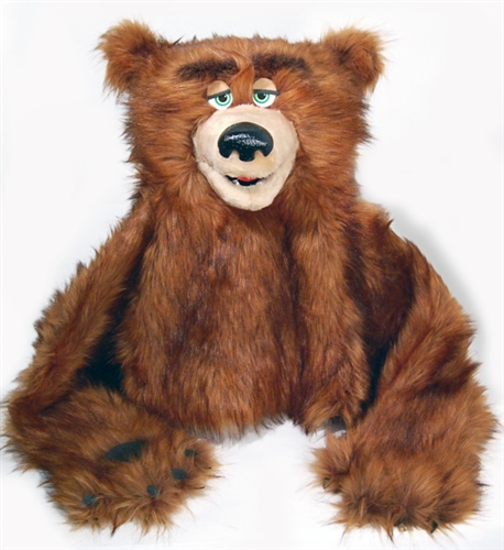 This is the biggest professional bear puppet on the market! This puppet  character is one of the most lovable looking bears you will ever see! For  ministry, education or entertainment this human