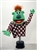 Norman is a green coneheaded puppet who stands 22 inches tall.