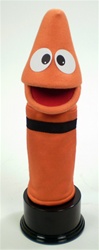 Orange Crayonet Puppet
