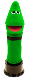 Green Crayonet Puppet