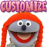 Customized 13" Little People Puppet *GIRL*