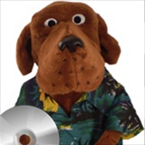 Fritz is a brown hound dog puppet.  This puppet comes with a CD of 6 puppet plays.